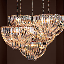 Chandelier Murano 19.5" Diameter X 13" H