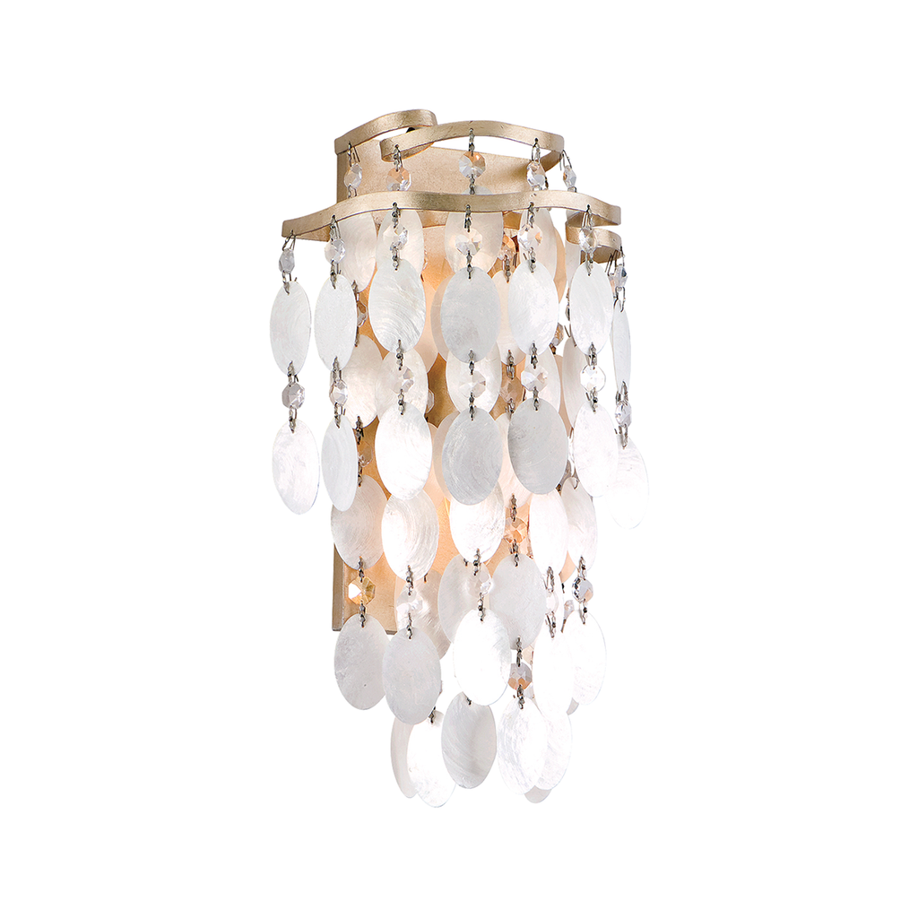 Dolce Wall Sconce 14" - Champagne Leaf