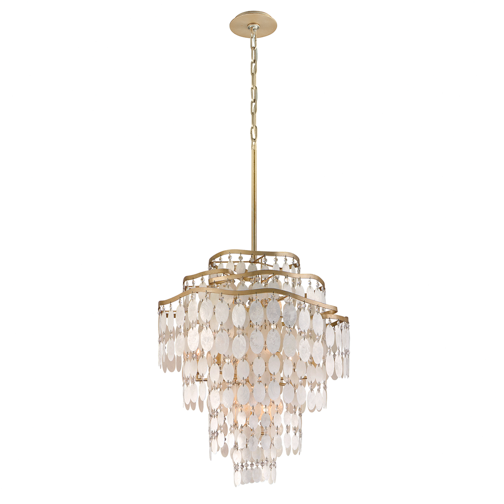 Dolce Pendant 28" - Champagne Leaf