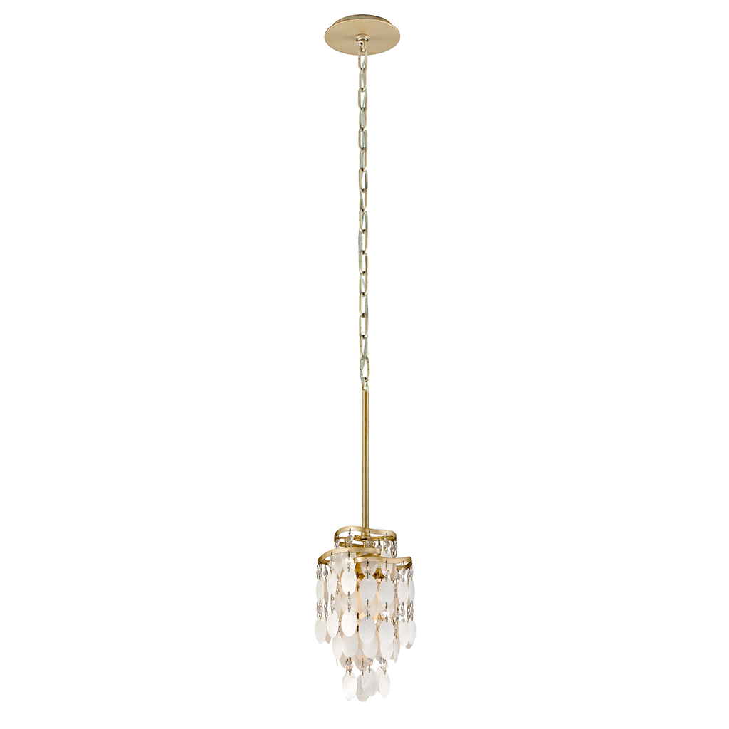 Dolce Pendant 11" - Champagne Leaf