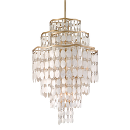 Dolce Pendant 39" - Champagne Leaf