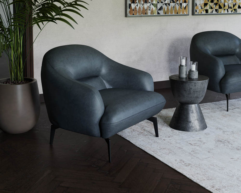 Armani Armchair - Midnight Blue