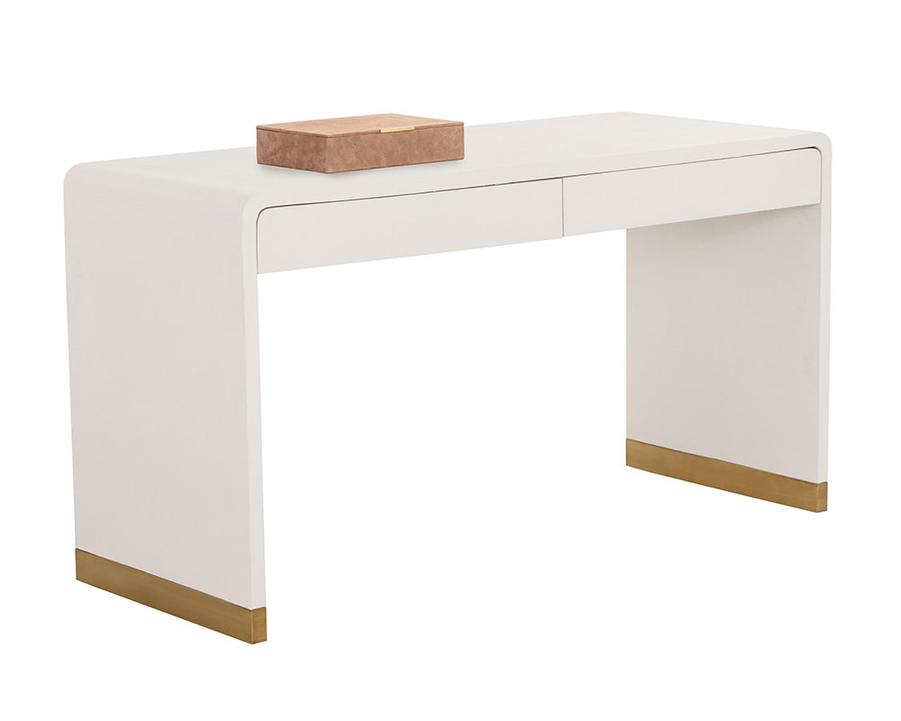 Ilona Desk - Oyster Shagreen