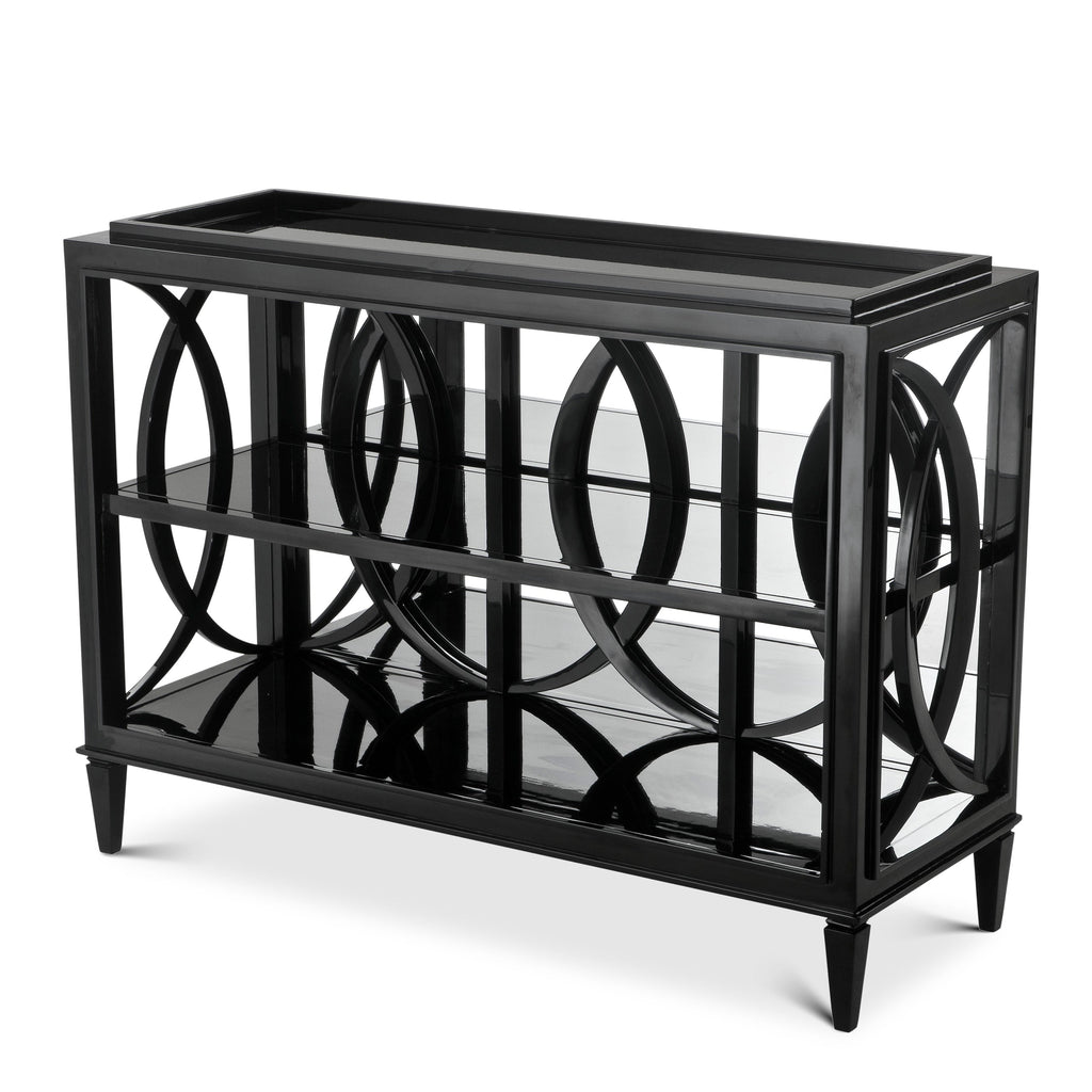 Console Table Forsythe Piano Black Finish