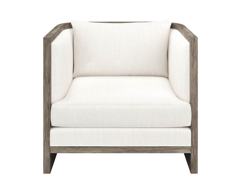 Chloe Lounge Chair - Ash Grey - Linoso Ivory