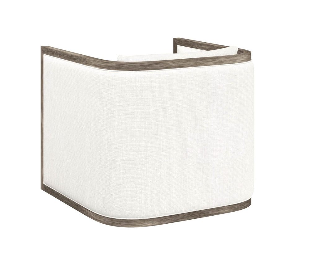 Chloe Lounge Chair - Ash Grey - Linoso Ivory