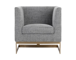 Yvette Armchair - Gold - Chacha Grey