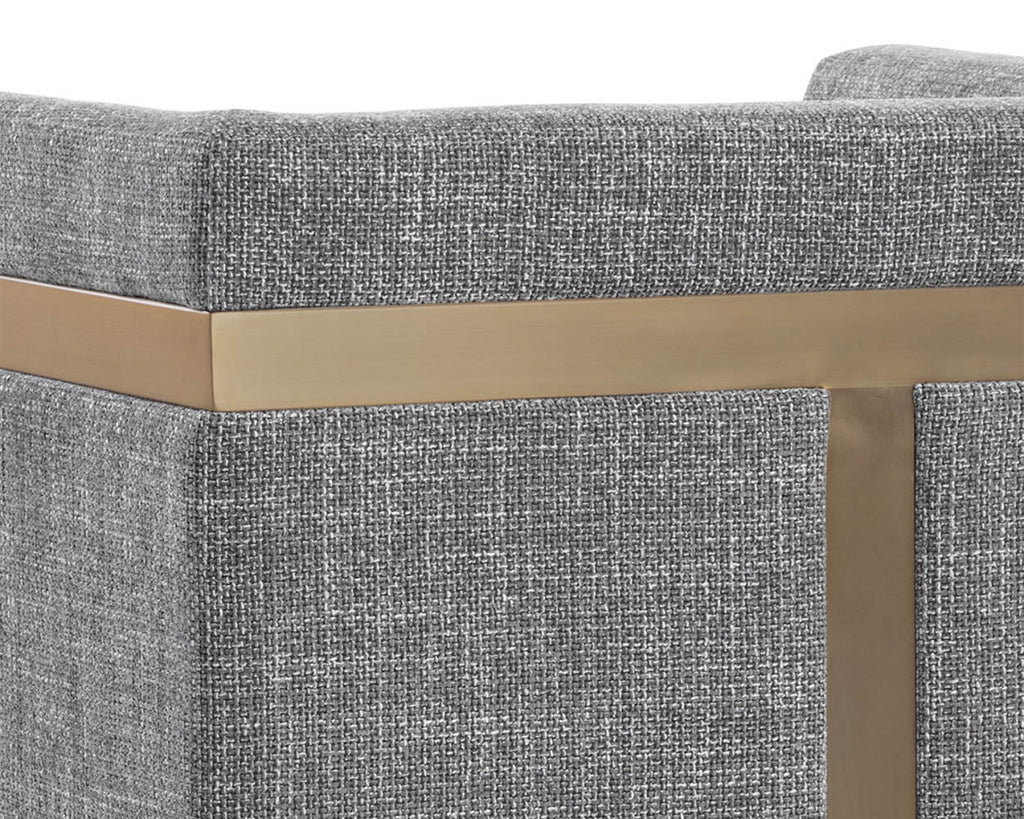 Yvette Armchair - Gold - Chacha Grey