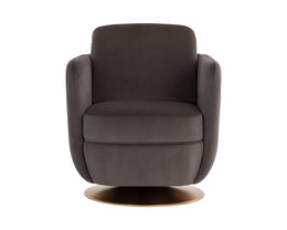 Gilley Swivel Lounge Chair - Meg Ash