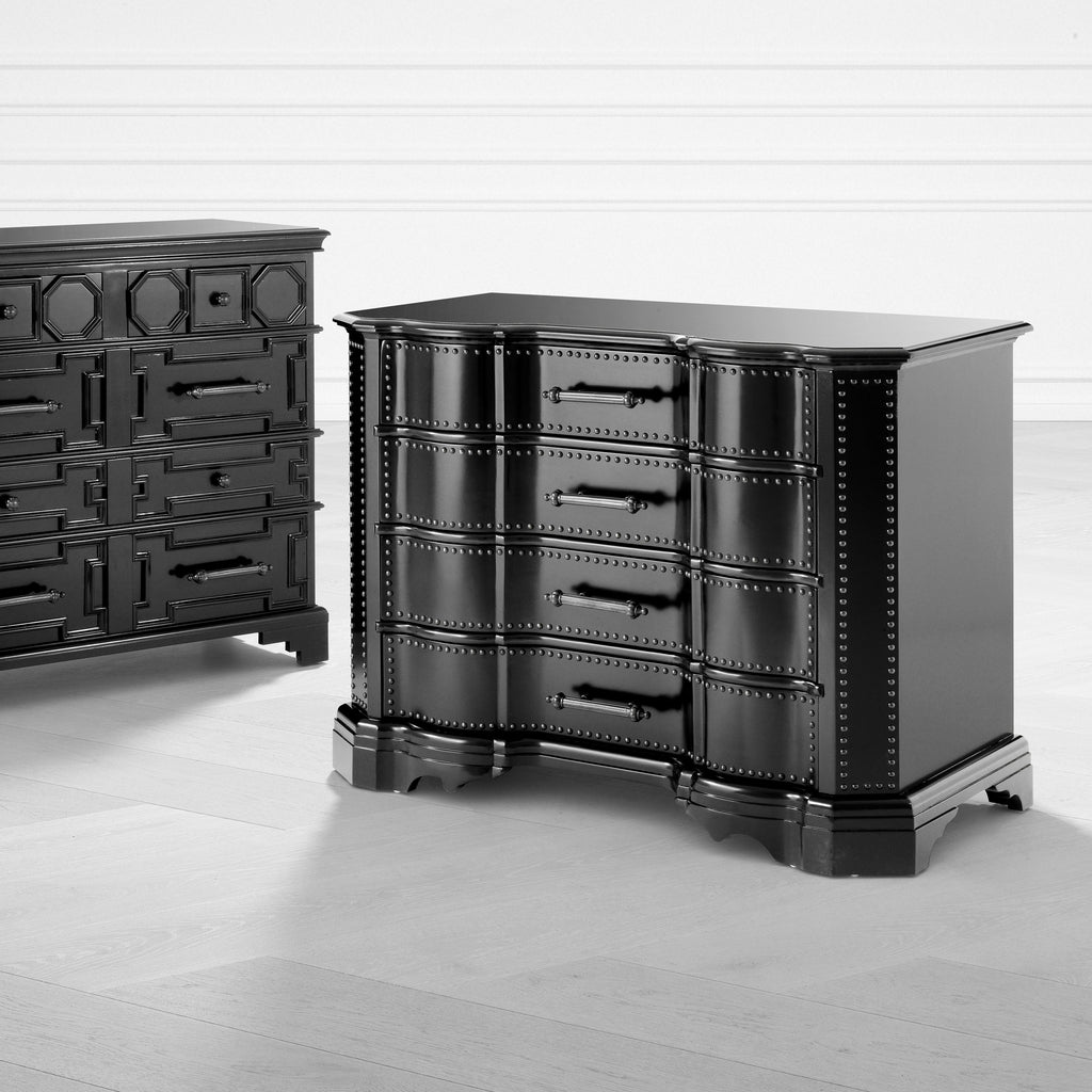 Chest Beaux Arts Waxed Black Finish