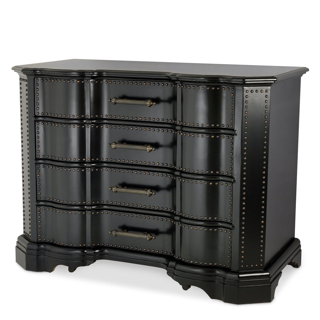 Chest Beaux Arts Waxed Black Finish