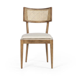 Britt Dining Chair - Toasted Nettlewood W/ Savile Flax
