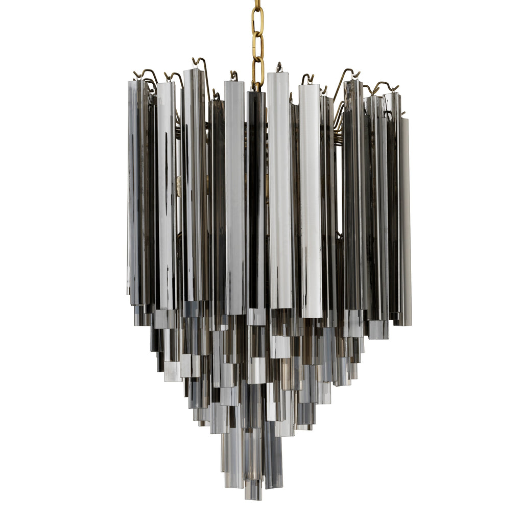 Chandelier Salerno Smoked Glass