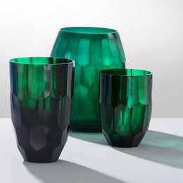 Vase Mughal L Emerald Green