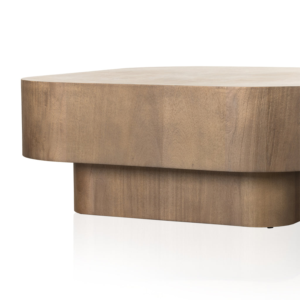 Blanco Coffee Table - Warm Umber Burl