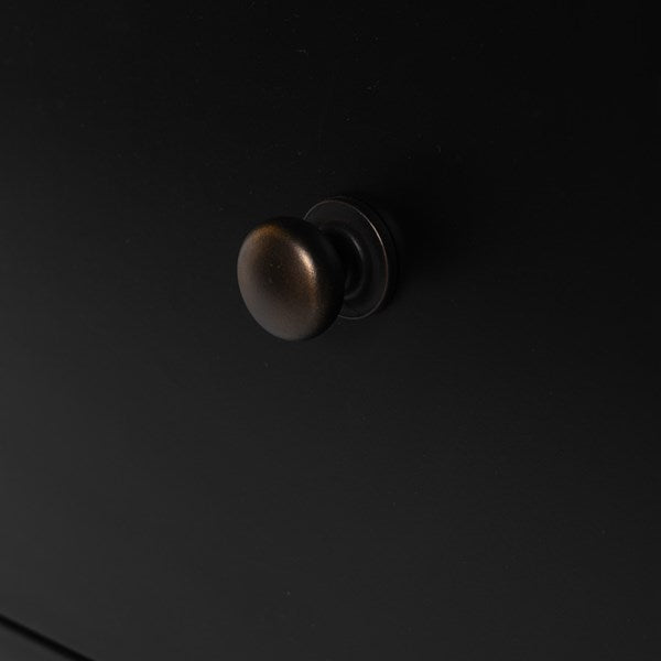 Shadow Box Modular Filing Credenza-Black