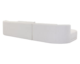 Laken Sofa Chaise - Copenhagen White