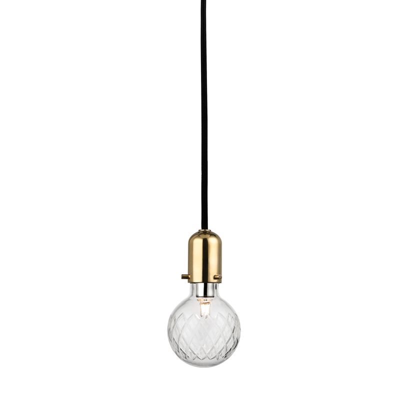 Marlow Pendant 3" - Aged Brass