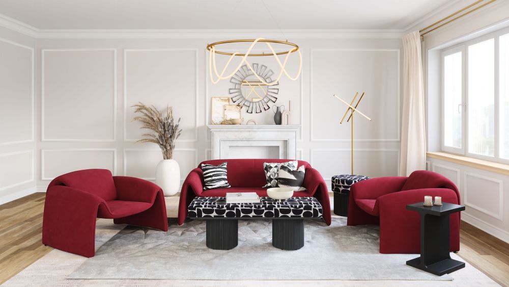 Garza Floor Lamp, Brass