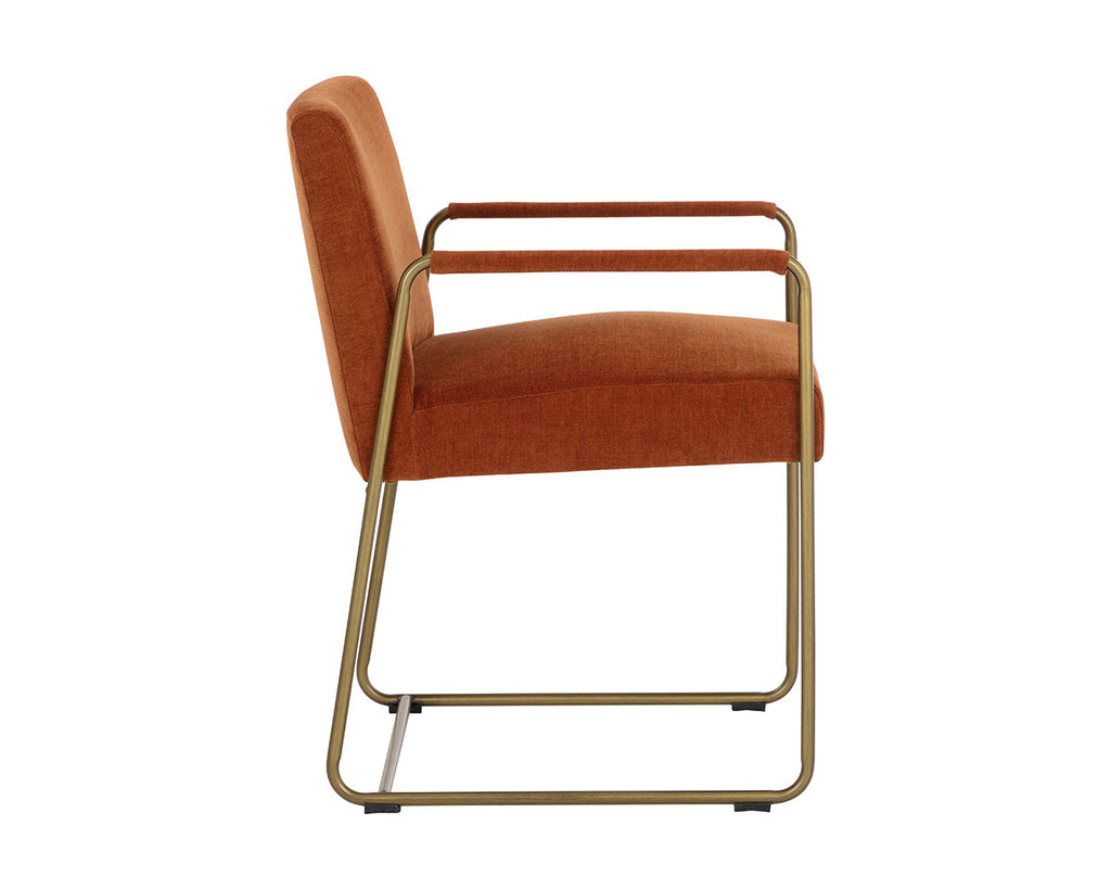 Balford Dining Armchair, Danny Rust