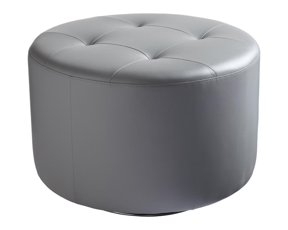 Domani Swivel Ottoman - Large - Graphite