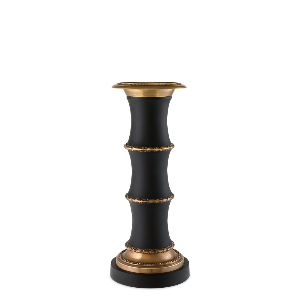 Candle Holder Mamounia L Vintage Brass/Black Finish