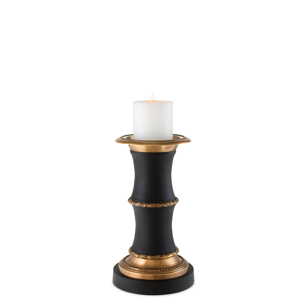 Candle Holder Mamounia M Vintage Brass/Black Finish