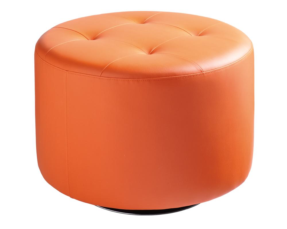 Domani Swivel Ottoman - Large - Orange