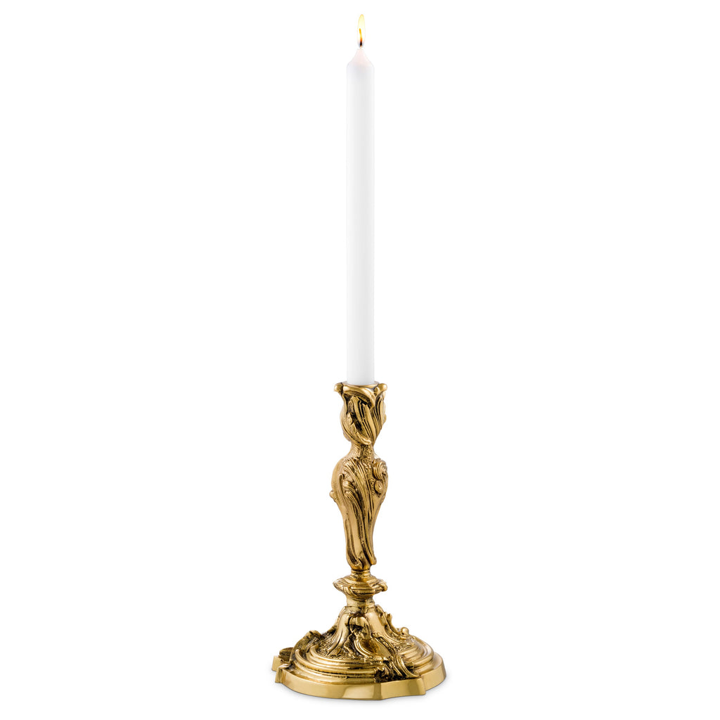 Candle Holder Messardiere Antique Gold Finish