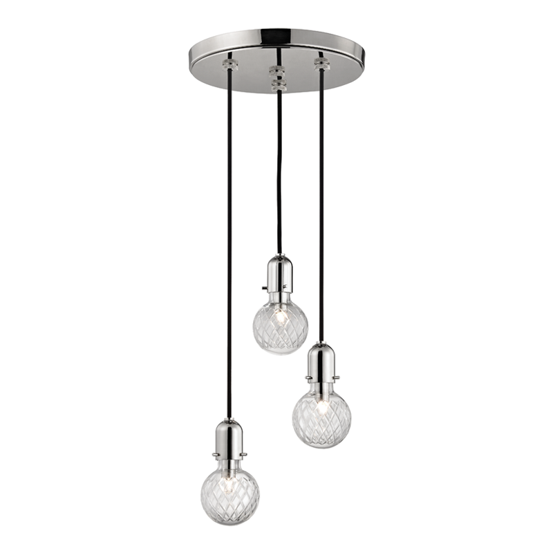 Marlow Pendant 10" - Polished Nickel