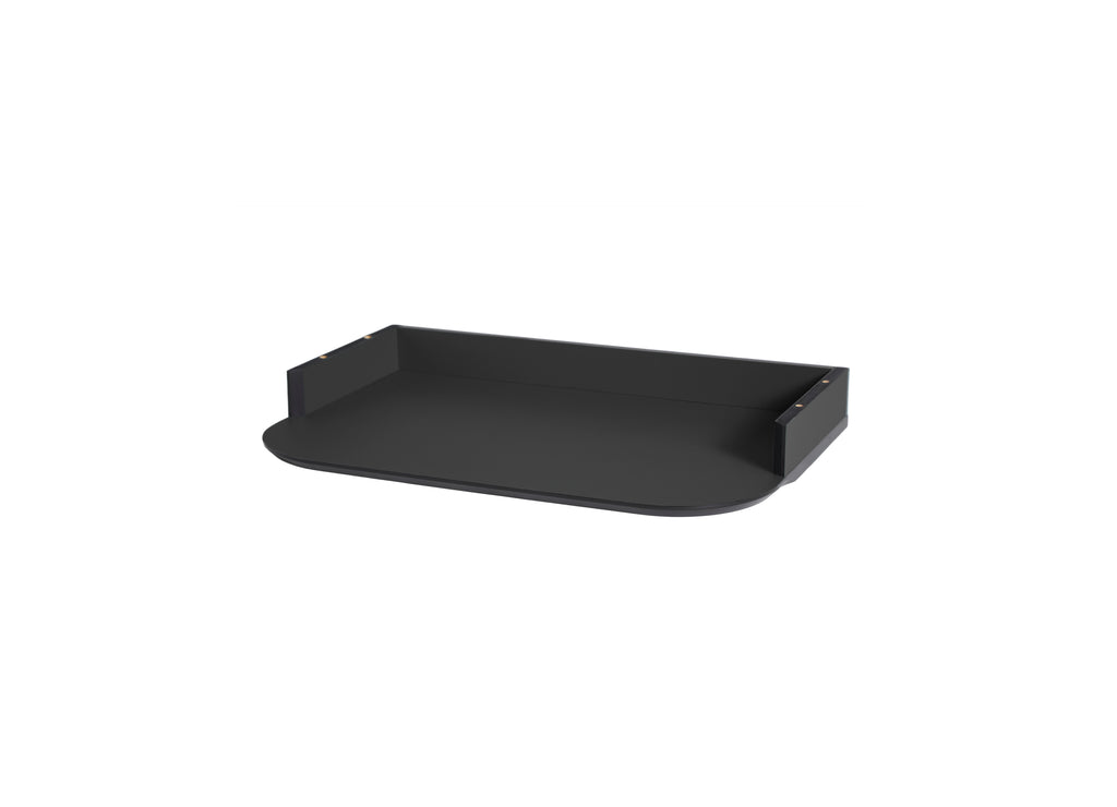 Tree Console Shelf-Charcoal Black Fenix Laminate