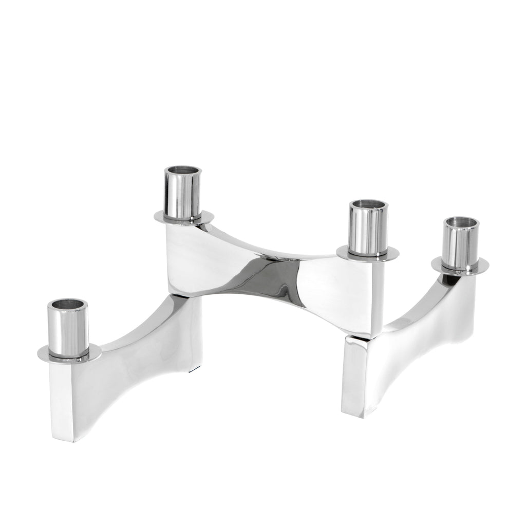 Candle Holder Thalasso Nickel Finish