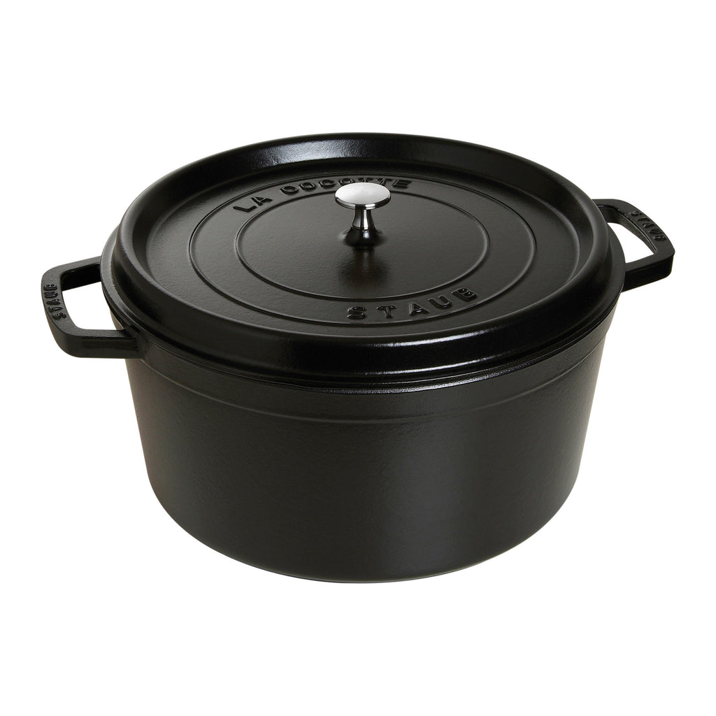 13.25-Quart Round Dutch Oven - Black