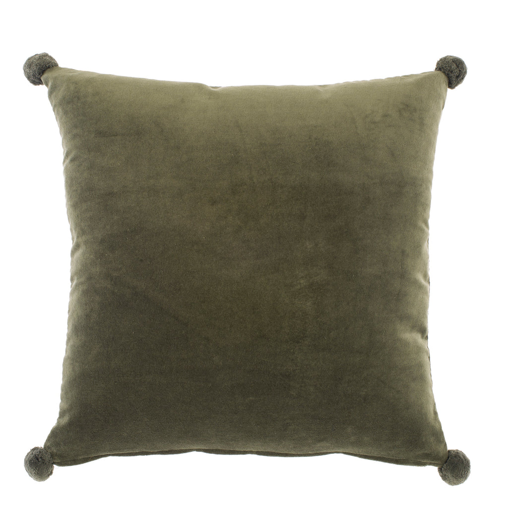 Pillow Lacombe Green Velvet