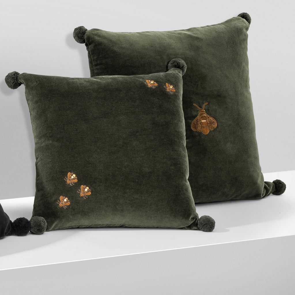 Pillow Salgado Green Velvet