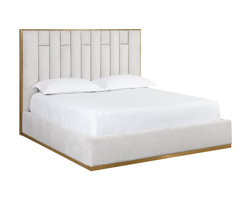 Nemu Bed - King : Rhea Light Barley