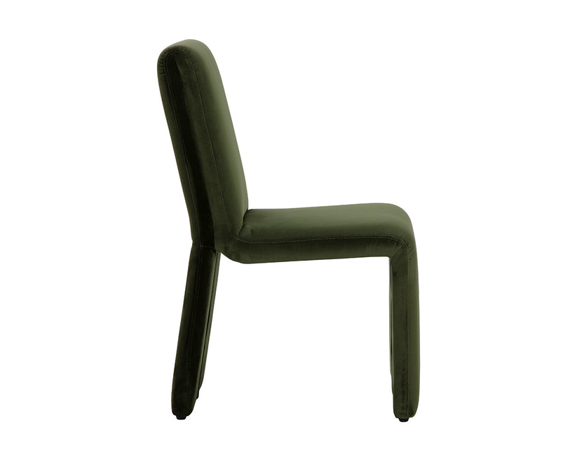 Cascata Dining Chair - Moss Green