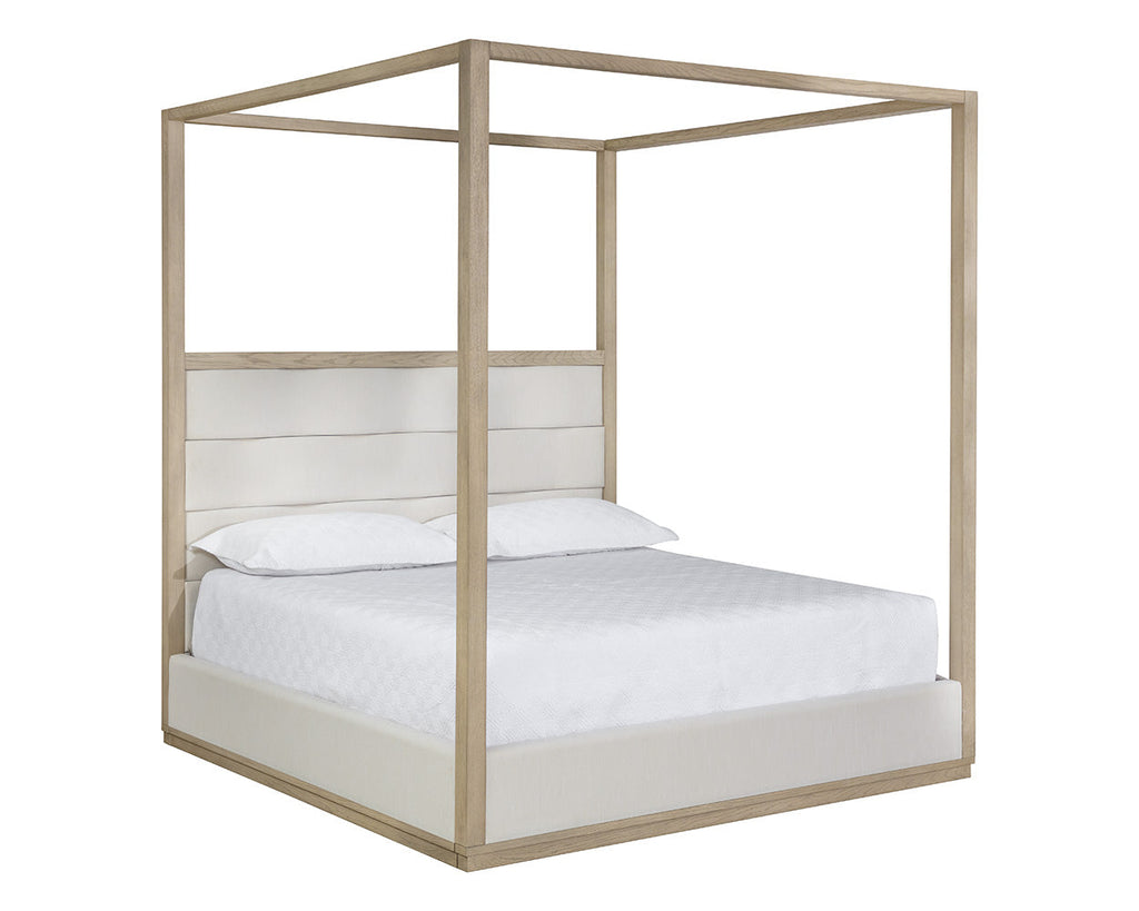 Hoyos Canopy Bed - King - Topaz Beige -