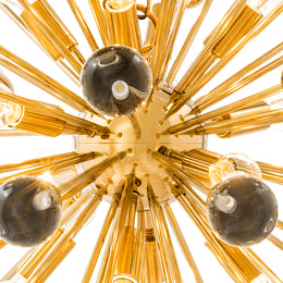 Chandelier Anto 29.5" Diameter Gold Finish