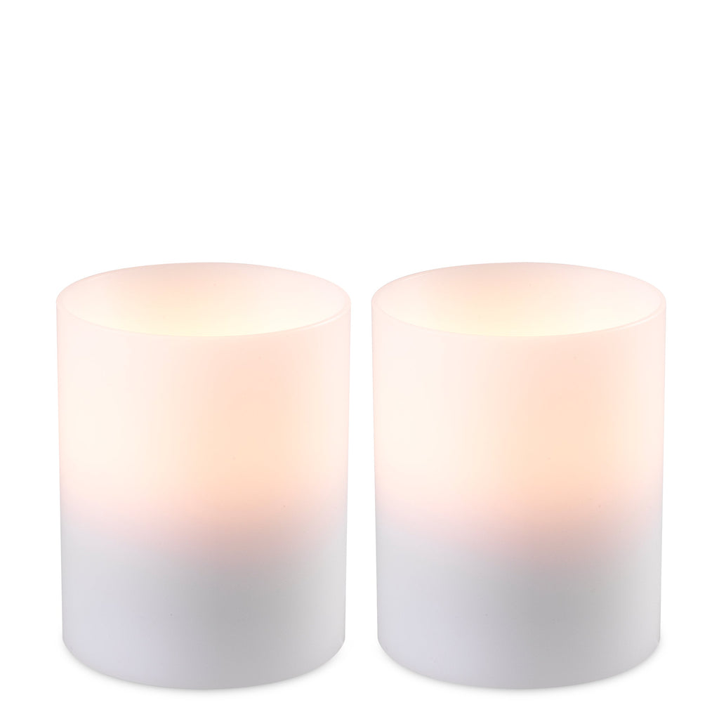 Artificial Candle Deep 3.94" Diameter X 4.72" H S/2