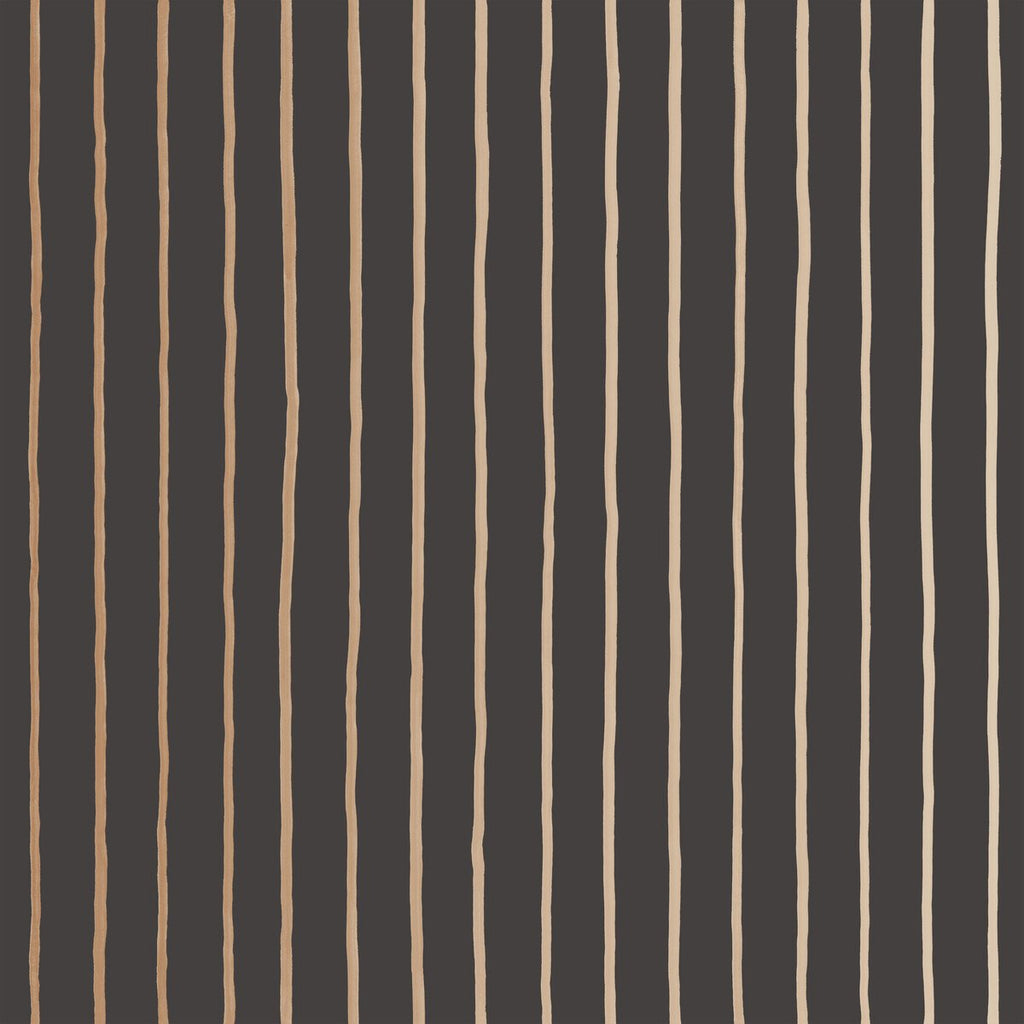 College Stripe - Charcoal+Gold