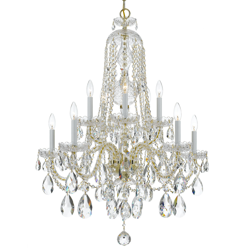 Traditional Crystal 10 Light Chandelier