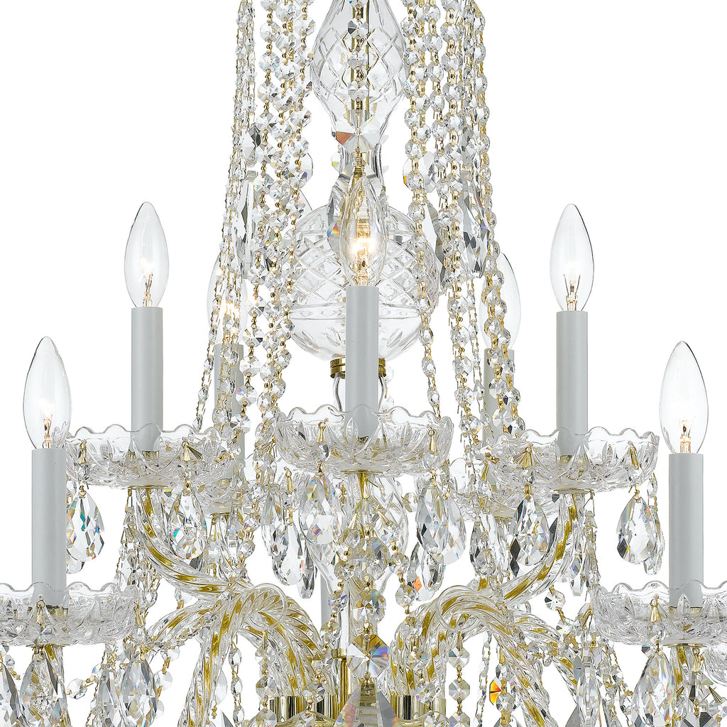 Traditional Crystal 10 Light Chandelier