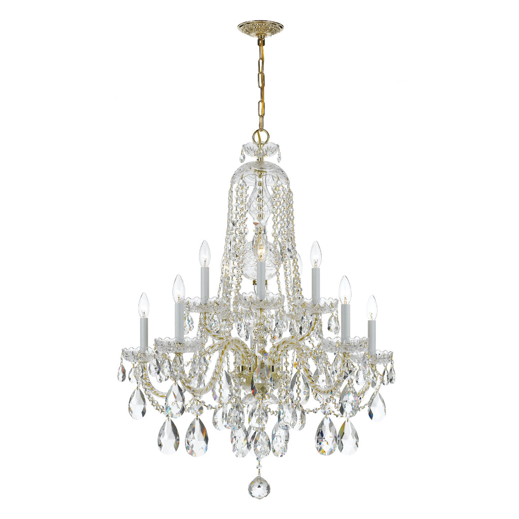 Traditional Crystal 10 Light Chandelier