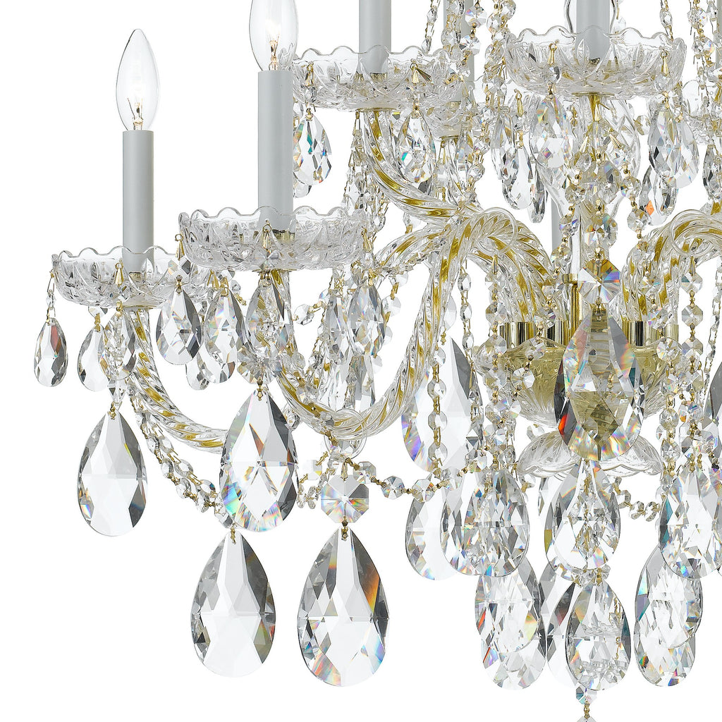 Traditional Crystal 10 Light Chandelier