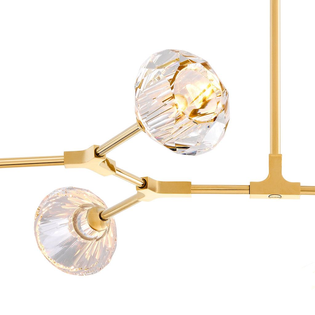 Chandelier Salasco Gold Finish