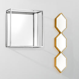 Mirror Saronno Gold Finish