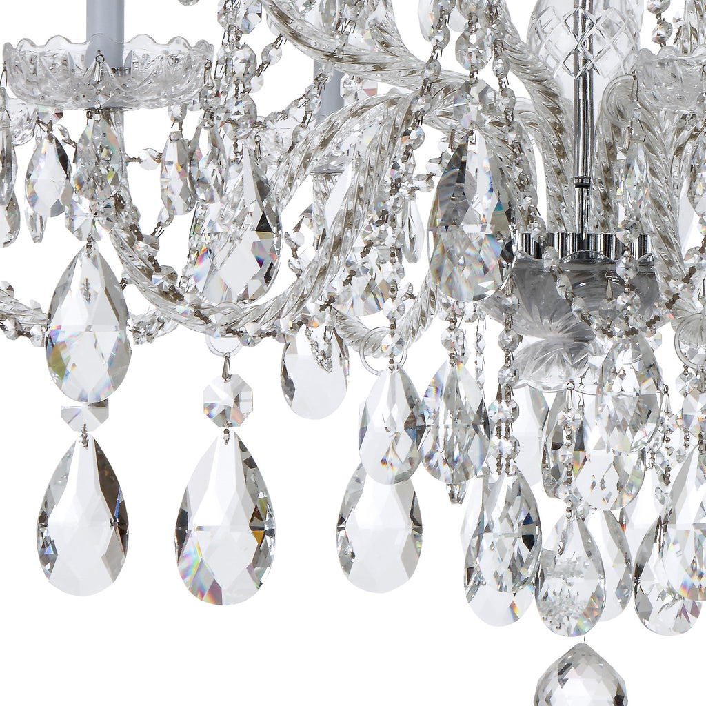 Traditional Crystal 12 Light Chandelier