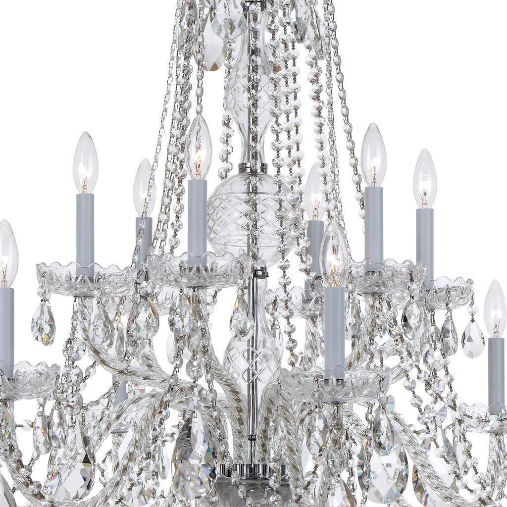 Traditional Crystal 12 Light Chandelier