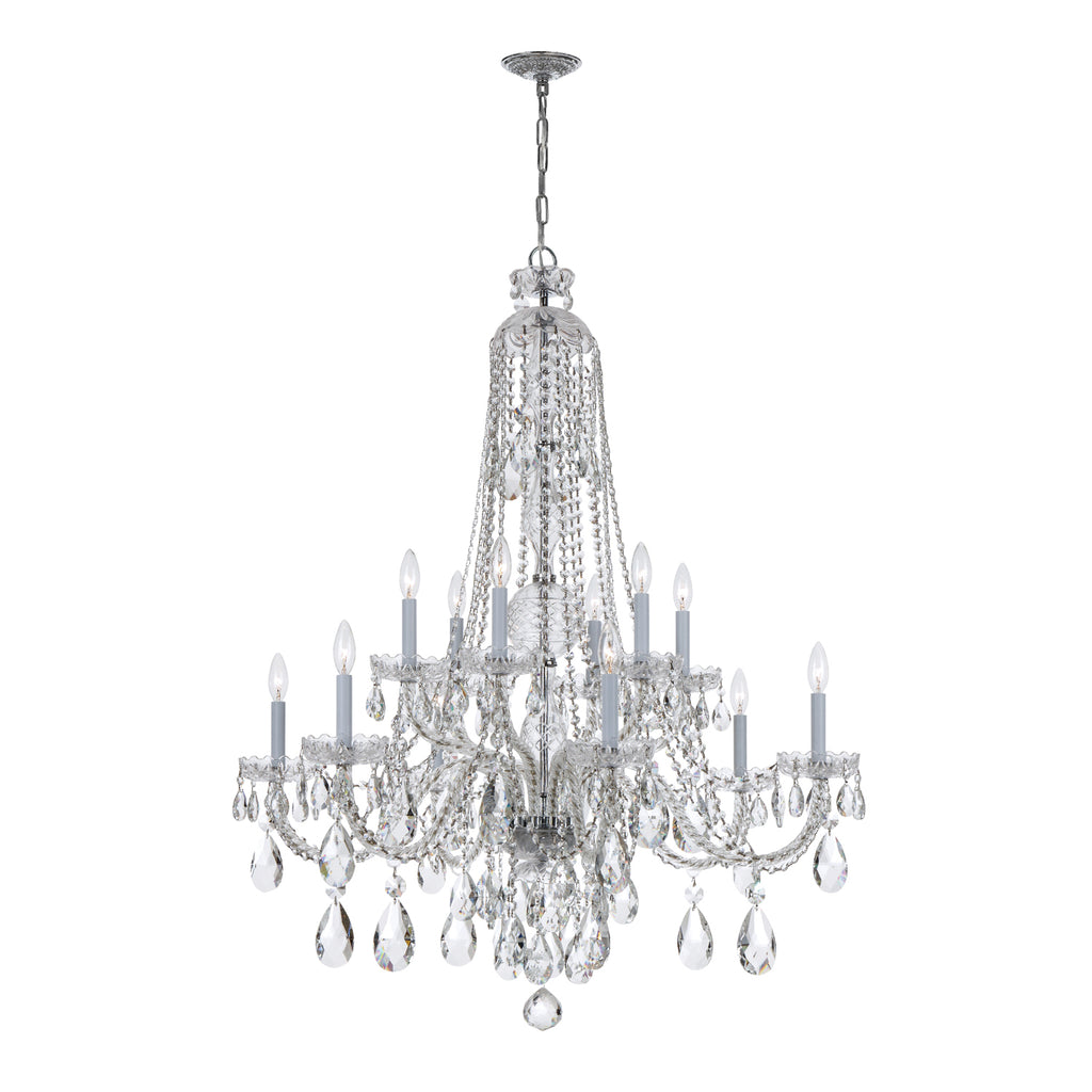 Traditional Crystal 12 Light Chandelier